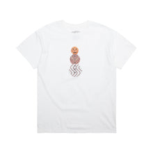 Quartersnacks - "Front Snackman" White S/S T-Shirt