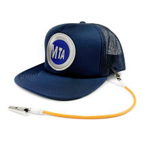 An Honest Living - "The MTA ‘Department-Issued’" Navy Blue Trucker Snapback, with Windproof Clip (Fall Edition)