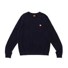 Human Made - "Heart Badge" Navy Knit Sweater